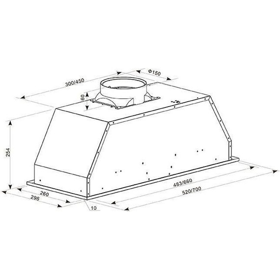 Вытяжка Oasis VM-52I фото 2