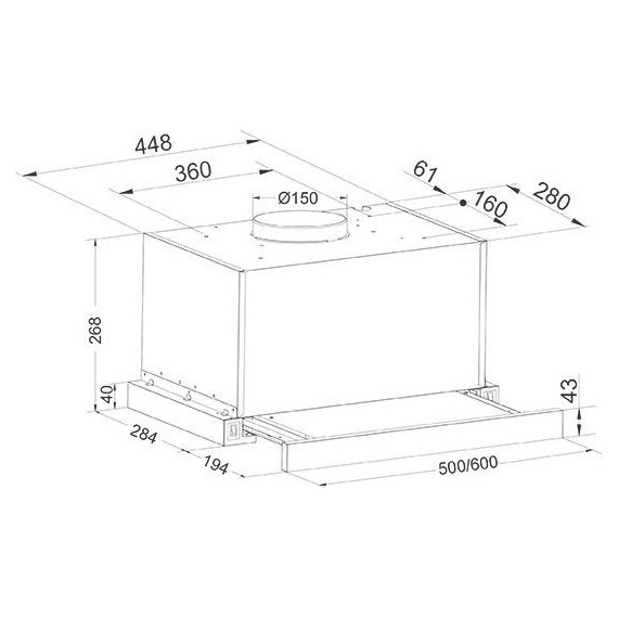 Вытяжка Oasis VT-60B (F) фото 2