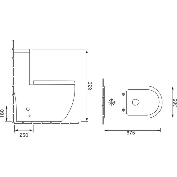 Унитаз-моноблок Grossman Style GR-4496S с крышкой микролифт - 11 Унитаз-моноблок Grossman Style GR-4496S с крышкой микролифт фото 11