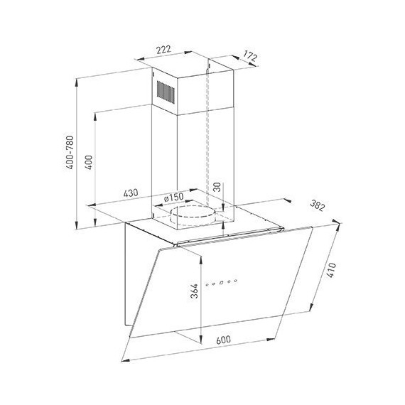 Вытяжка Oasis NB - 60I фото 2