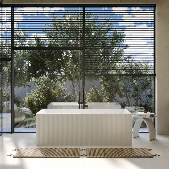 Ванна отдельностоящая Abber Stein 170x75 см AS9602 фото 