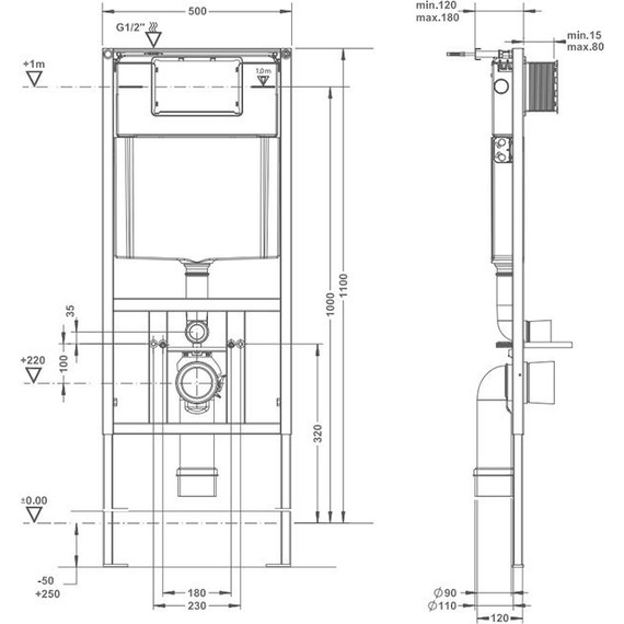 Инсталляция для унитаза Artceram 700.101 фото 3