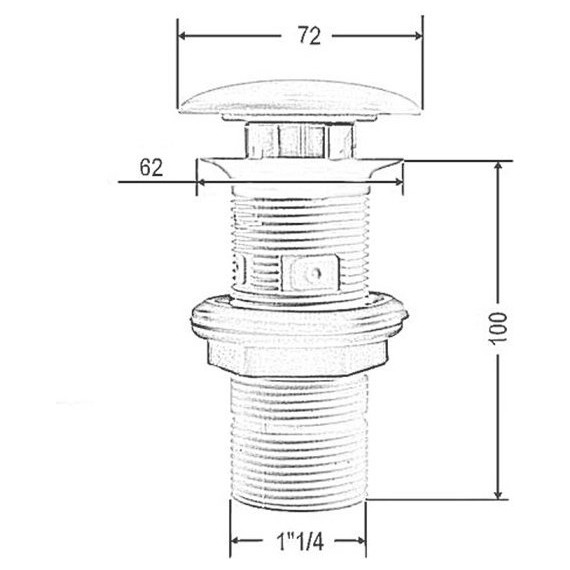 Донный клапан Artceram ACA038 05 00, белый матовый фото 3
