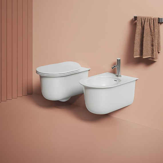 Унитаз подвесной безободковый ArtCeram Chic CHV001 01 00, белый глянцевый, Цвет производителя: белый глянцевый фото 2