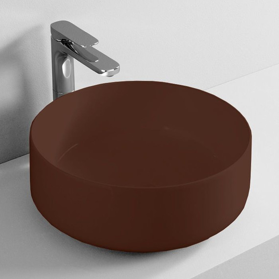 Раковина-чаша ArtCeram Cognac 42 см COL001 39 00, marrone cocoa фото 