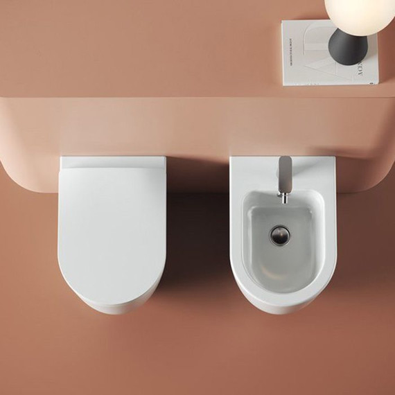 Унитаз подвесной ArtCeram Monet MNV001 01 00, Цвет производителя: белый фото 2