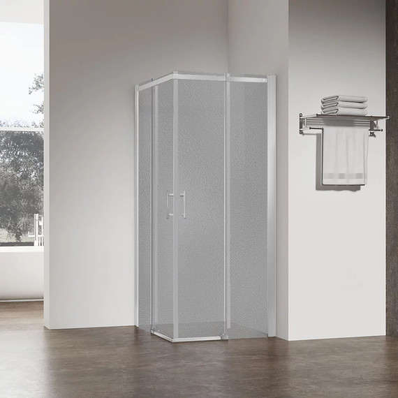 Душевое ограждение Veconi Rovigo Pear 120x80 см RV50CH-12080-02-C8, хром/матовое фото 