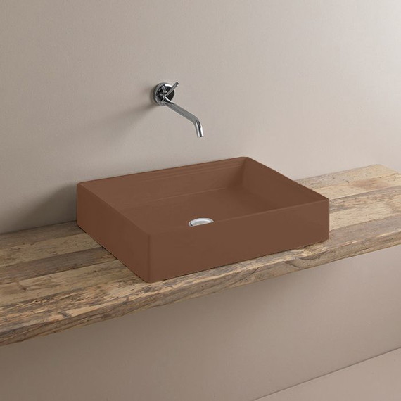 Раковина-чаша ArtCeram Scalino 55 см SCL002 40 00 marrone tortora фото 2