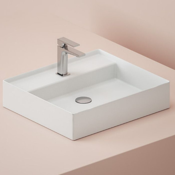Раковина-чаша ArtCeram Scalino 55 см SCL007 05 00, белый матовый фото 