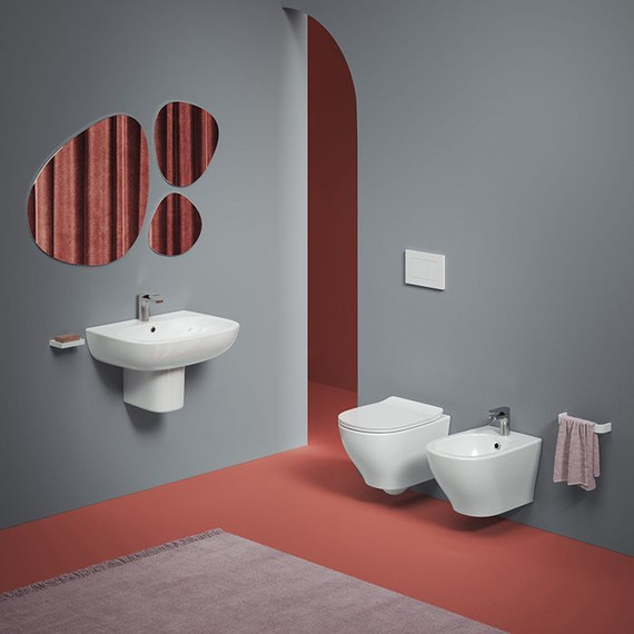 Унитаз подвесной безободковый ArtCeram Ten TEV006 01 00 сиденье с крышкой микролифт фото 5