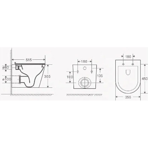 Инсталляция с подвесным унитазом Azario Teramo AZ-8010-1000+AZ-8200-0032+AZ-0053 фото 8