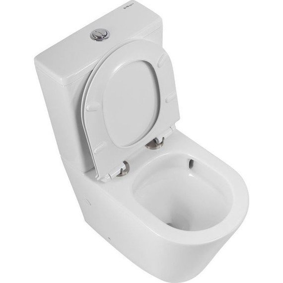 Унитаз-компакт безободковый BelBagno Flay-Tor BB2149CP-TOR (Система смыва торнадо) - 11 Унитаз-компакт безободковый BelBagno Flay-Tor BB2149CP-TOR (Система смыва торнадо) фото 11