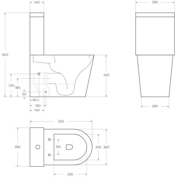 Унитаз-компакт безободковый BelBagno Flay-Tor BB2149CP-TOR (Система смыва торнадо) - 16 Унитаз-компакт безободковый BelBagno Flay-Tor BB2149CP-TOR (Система смыва торнадо) фото 16