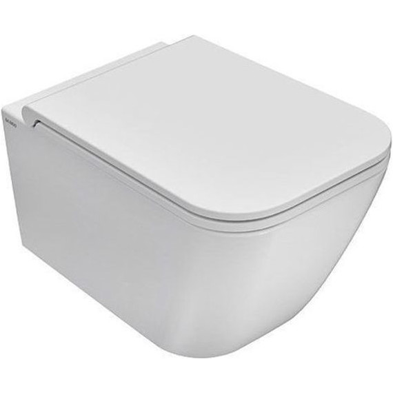 Унитаз подвесной безободковый Globo Genesis GNS03.BI фото 