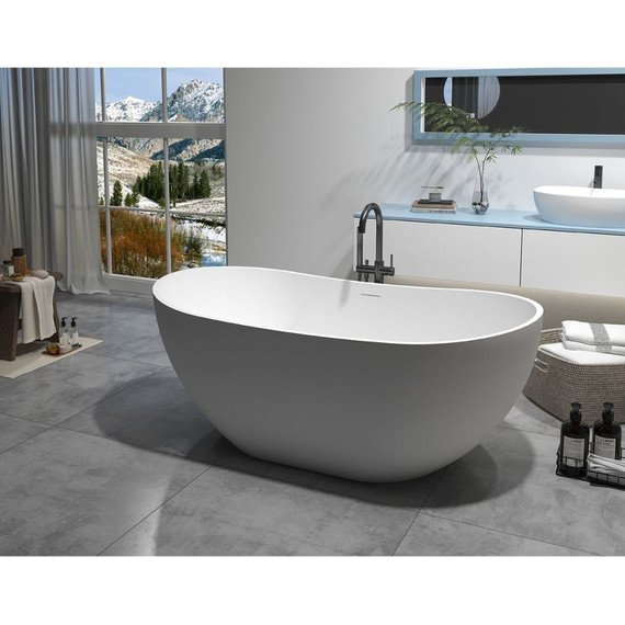 Ванна отдельностоящая Azario Jenner 163x85 см JEN16385S, Размер - мм: 1650х850 фото 4