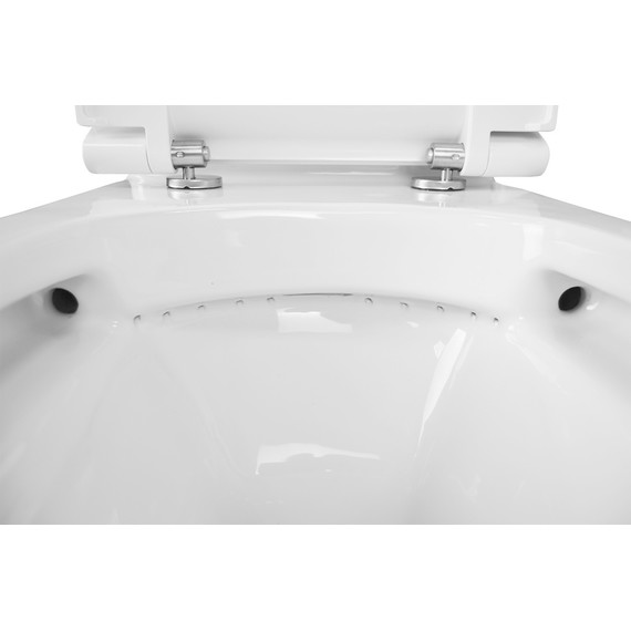 Унитаз-моноблок безободковый Creo Ceramique One ON0103 с крышкой микролифт фото 11