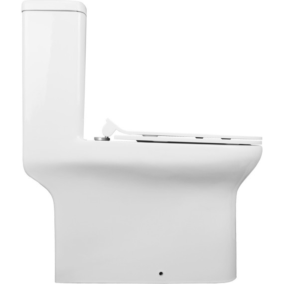 Унитаз-моноблок безободковый Creo Ceramique One ON0103 с крышкой микролифт фото 6