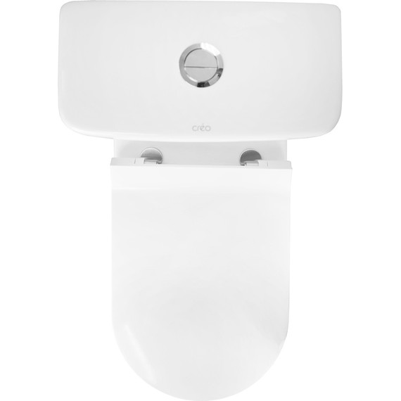 Унитаз-моноблок безободковый Creo Ceramique One ON0103 с крышкой микролифт фото 9