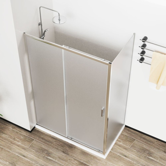 Душевое ограждение Vincea City 120x90 см VSR-5CT9012MT, хром/текстурное фото 3