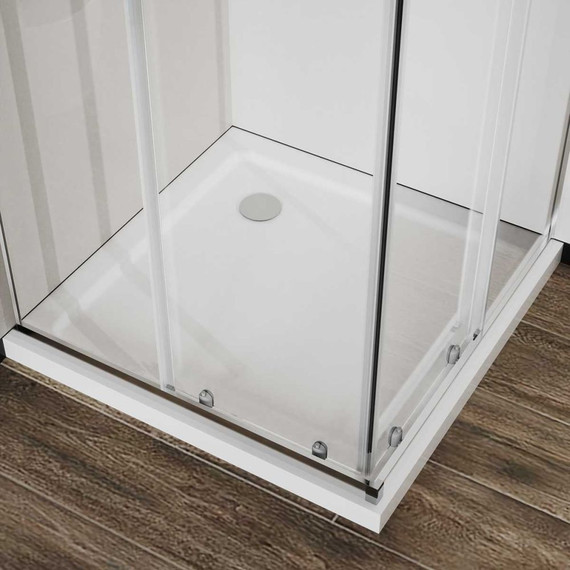 Душевое ограждение Vincea City 100x80 см VSS-5CT8010CL, хром/прозрачное фото 4