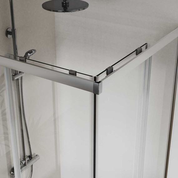 Душевое ограждение Vincea City 100x80 см VSS-5CT8010CL, хром/прозрачное фото 5