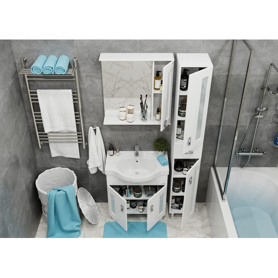 Тумба напольная с раковиной Onika Кристалл 70 см 107024 фото 6