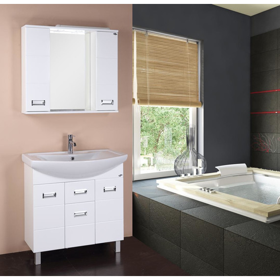 Тумба напольная с раковиной Onika Балтика 80 см 108023 фото 2