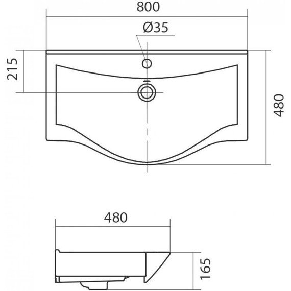 Тумба подвесная с раковиной Onika Девис 80 см 108048, бетон чикаго - 10 Тумба подвесная с раковиной Onika Девис 80 см 108048, бетон чикаго фото 10