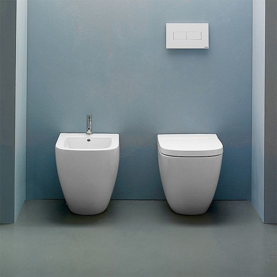 Унитаз приставной Globo Stockholm LA002.BI фото 2