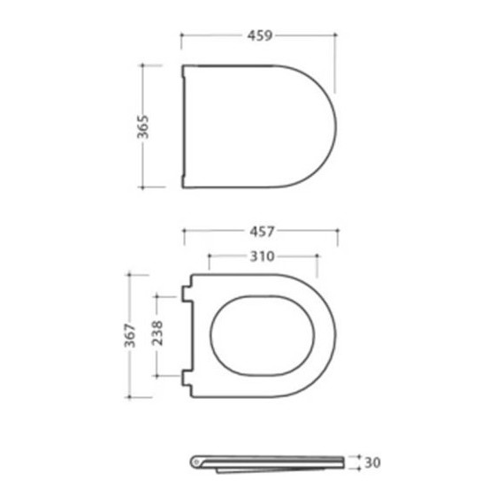 Сиденье с крышкой для унитаза Globo 4all микролифт MDR20BO, белый матовый - 2 Сиденье с крышкой для унитаза Globo 4all микролифт MDR20BO, белый матовый фото 2