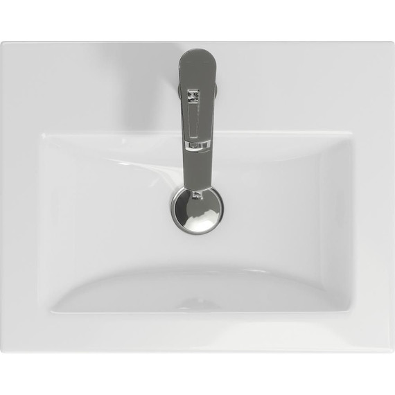 Тумба подвесная с раковиной Onika Легран 50 см 105031, дуб галифакс (раковина Como 50) фото 9