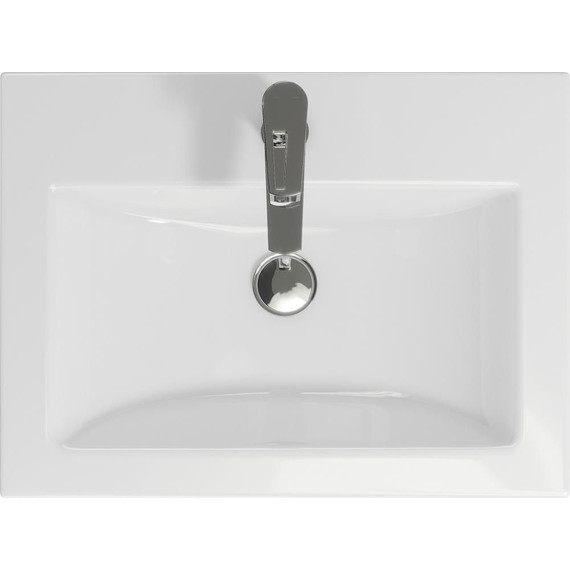 Тумба подвесная с раковиной Onika Легран 60 см 106142, дуб галифакс (раковина Como 60) фото 9