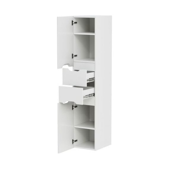 Пенал подвесной Mirsant Soho 30 см (универсальный) белый фото 2