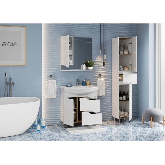 Зеркало-шкаф Onika Веронэлла 75 см 207521 - 5 Зеркало-шкаф Onika Веронэлла 75 см 207521 фото 5