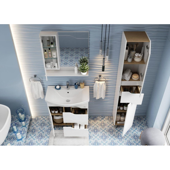 Зеркало-шкаф Onika Веронэлла 75 см 207521 - 4 Зеркало-шкаф Onika Веронэлла 75 см 207521 фото 4