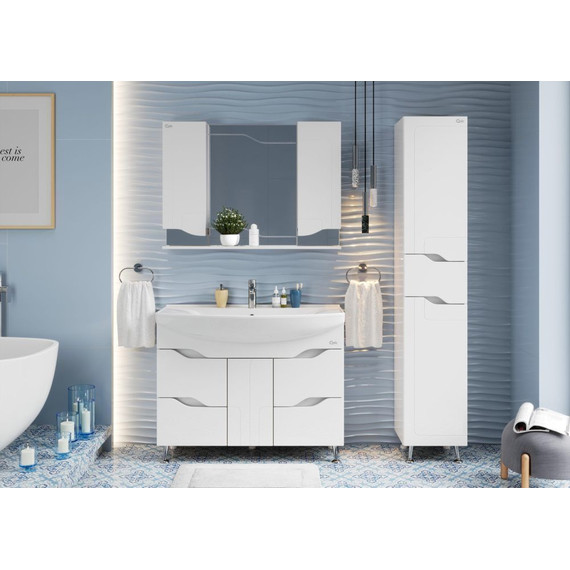 Зеркало-шкаф Onika Веронэлла 105 см 210506 - 2 Зеркало-шкаф Onika Веронэлла 105 см 210506 фото 2