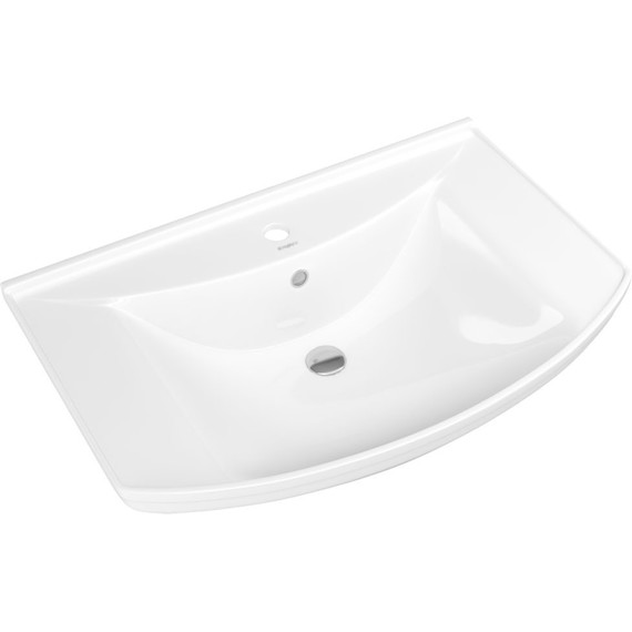 Тумба напольная с раковиной Onika Стиль 75 см 107512, белая/ясень шимо - 5 Тумба напольная с раковиной Onika Стиль 75 см 107512, белая/ясень шимо фото 5