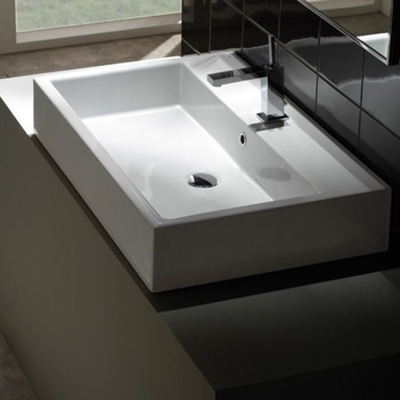 Раковина подвесная Globo Classic 80 см SCQ811BI фото 2