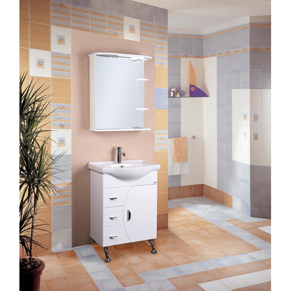 Зеркало-шкаф Onika Луна 55 см R 205521 - 2 Зеркало-шкаф Onika Луна 55 см R 205521 фото 2