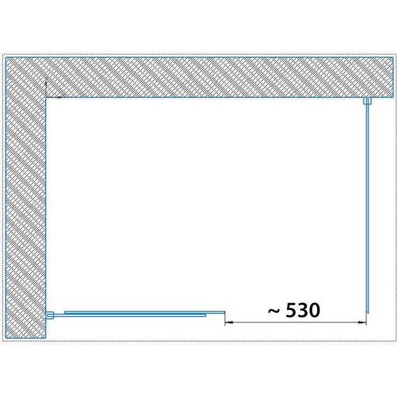 Душевое ограждение Paini Dax 120x80 см 84YO12080, чёрный/прозрачное фото 4