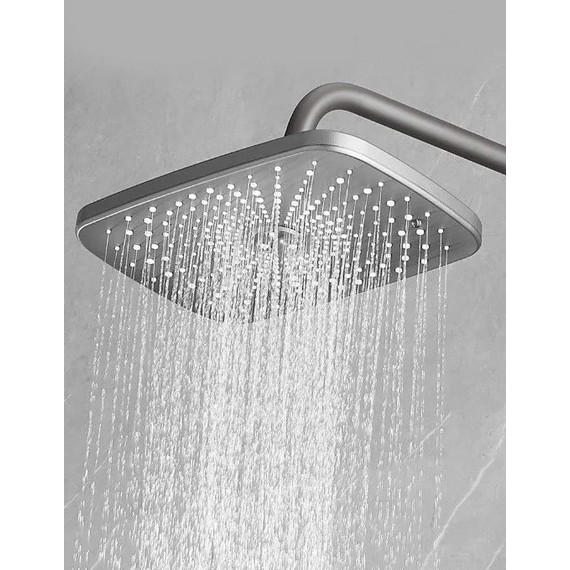 Душевая стойка с гигиеническим душем Dikalan AL-99098, серый матовый - 5 Душевая стойка с гигиеническим душем Dikalan AL-99098, серый матовый фото 5