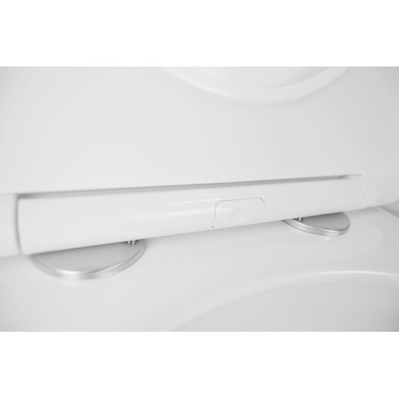 Унитаз подвесной безободковый Loranto Krosa 87266 с крышкой микролифт (Система смыва торнадо) - 12 Унитаз подвесной безободковый Loranto Krosa 87266 с крышкой микролифт (Система смыва торнадо) фото 12