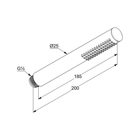 Душевая система для душа с термостатом Kludi Nova Fonte 208313915, черный матовый фото 7
