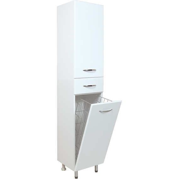 Пенал напольный Onika Модерн 26 см R 402607 с бельевой корзиной фото 