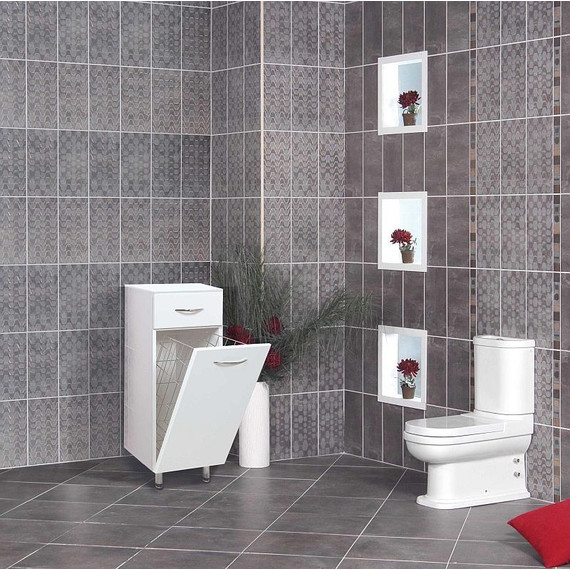 Комод напольный Onika Каприз 30 см 403003 с бельевой корзиной - 2 Комод напольный Onika Каприз 30 см 403003 с бельевой корзиной фото 2