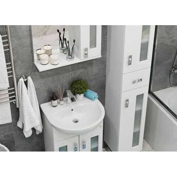 Пенал напольный Onika Кристалл 30 см, универсальный, 403050 - 5 Пенал напольный Onika Кристалл 30 см, универсальный, 403050 фото 5