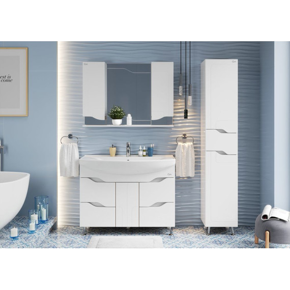 Пенал напольный Onika Веронэлла 35 см, универсальный, 403563 - 2 Пенал напольный Onika Веронэлла 35 см, универсальный, 403563 фото 2