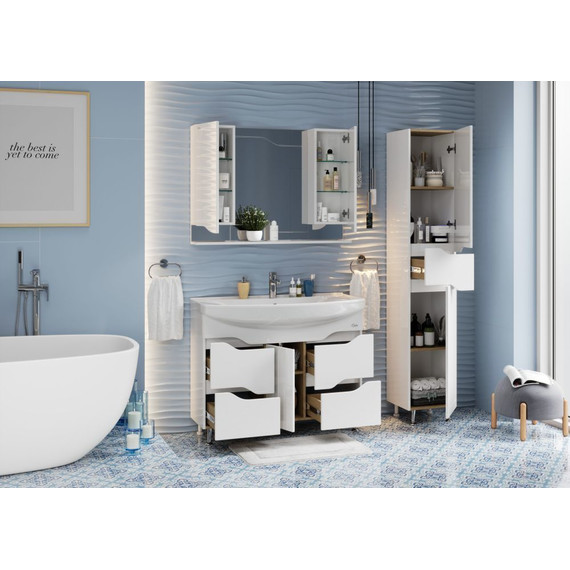 Пенал напольный Onika Веронэлла 35 см, универсальный, 403563 - 4 Пенал напольный Onika Веронэлла 35 см, универсальный, 403563 фото 4