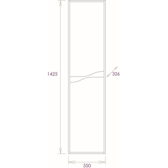 Пенал подвесной Onika Брендон 35 см, универсальный, 403565, бетон крем/камень светлый - 7 Пенал подвесной Onika Брендон 35 см, универсальный, 403565, бетон крем/камень светлый фото 7
