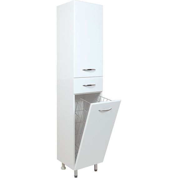 Пенал напольный Onika Модерн 40 см R 404010 с бельевой корзиной фото 